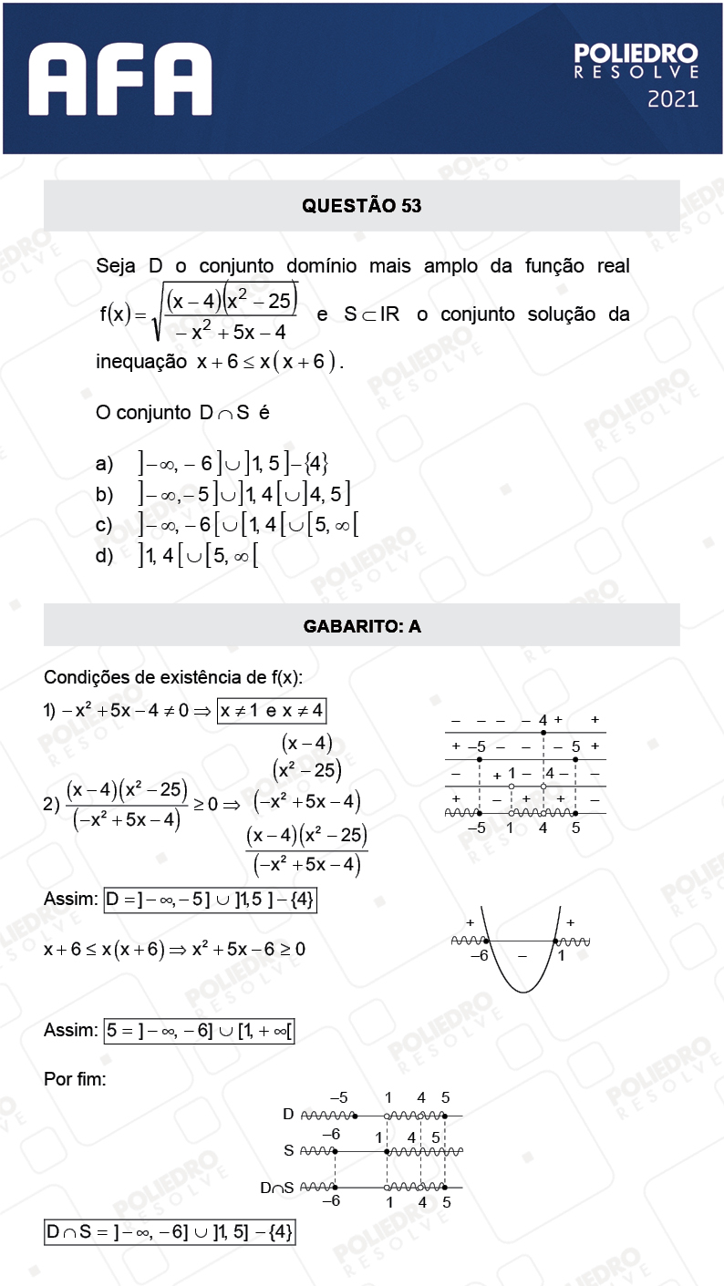 Questão 53 - Prova Tipo A - AFA 2021