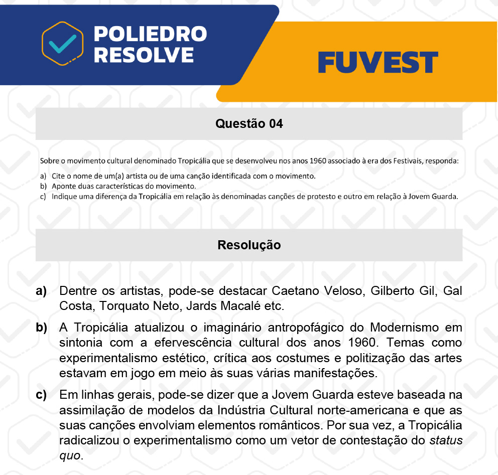 Dissertativa 4 - 2ª Fase - 2º Dia - Fuvest 2023