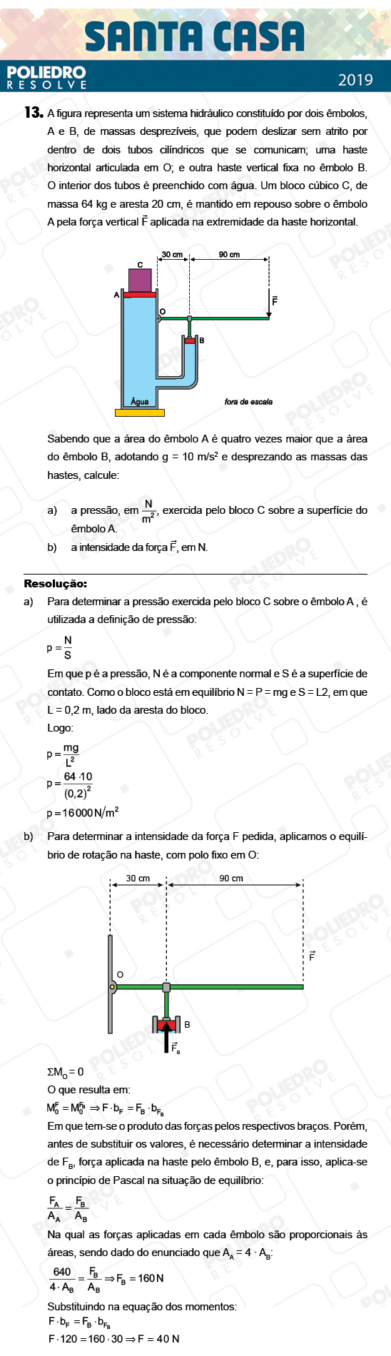 Dissertativa 13 - 1º Dia - Dissertativas - Santa Casa 2019