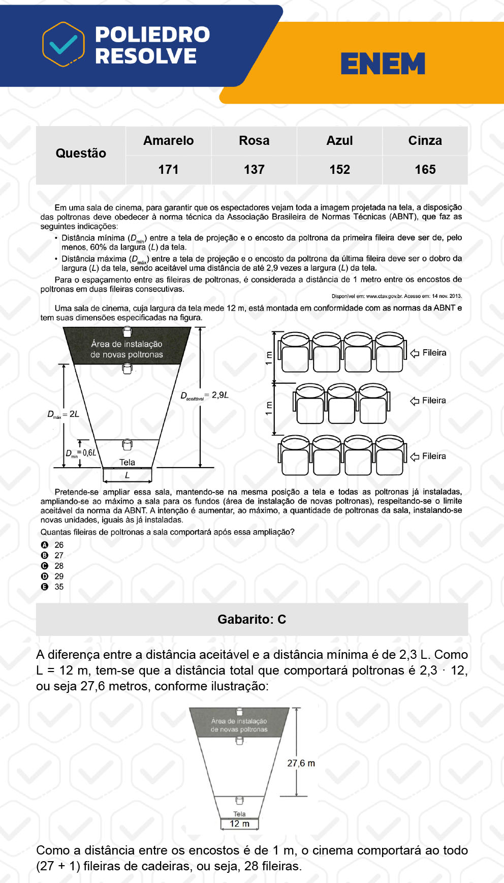 Questão 165 - 2º Dia - Prova Cinza - ENEM 2022
