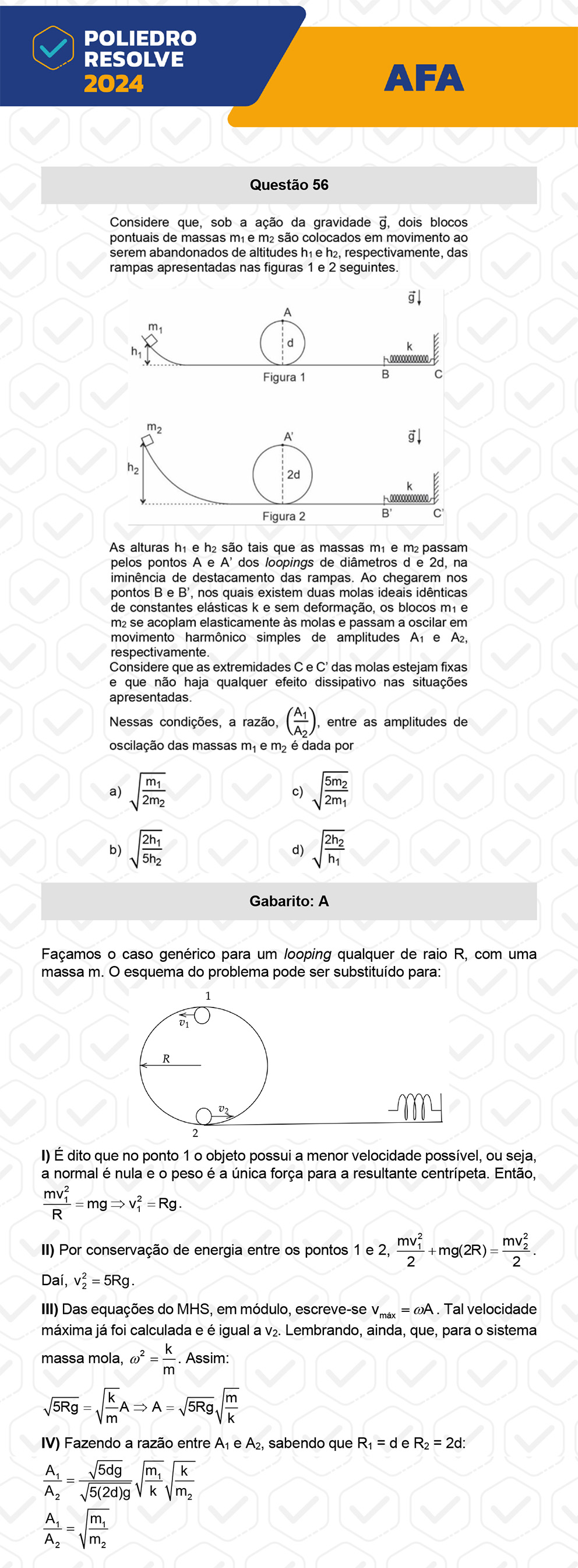 Questão 56 - Nova variação - AFA 2024