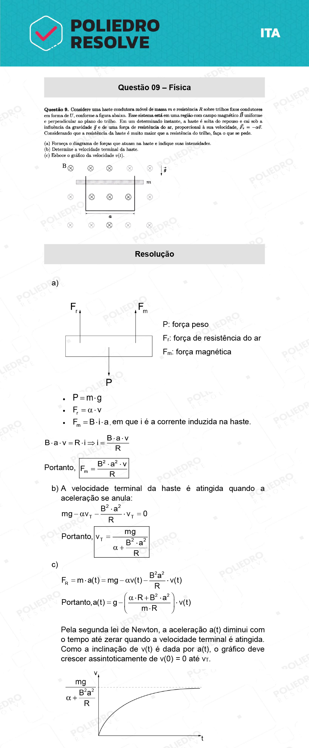 Dissertativa 9 - 2ª Fase - 2º Dia - ITA 2022