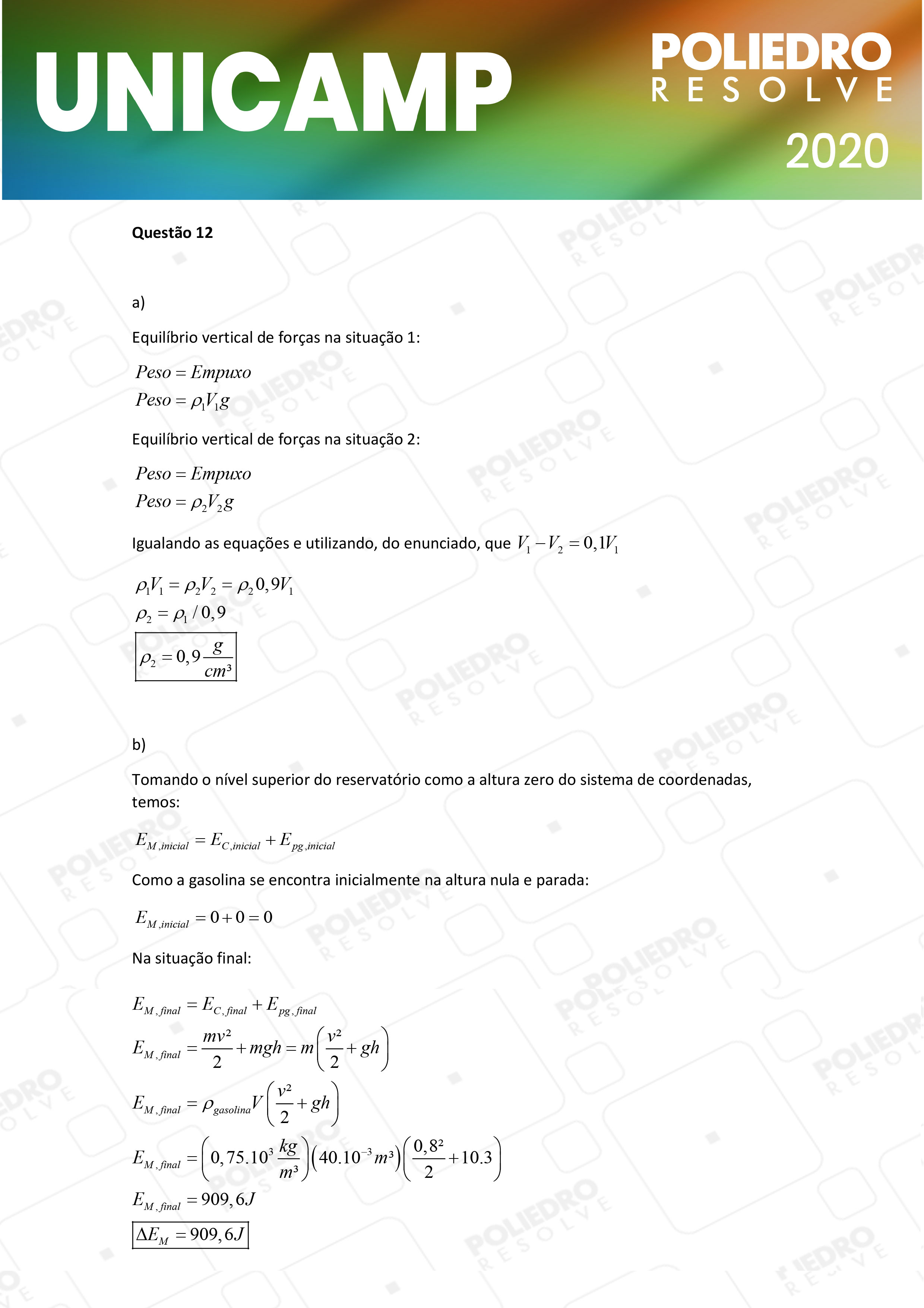 Dissertativa 12 - 2ª Fase - 2º Dia - Unicamp 2020