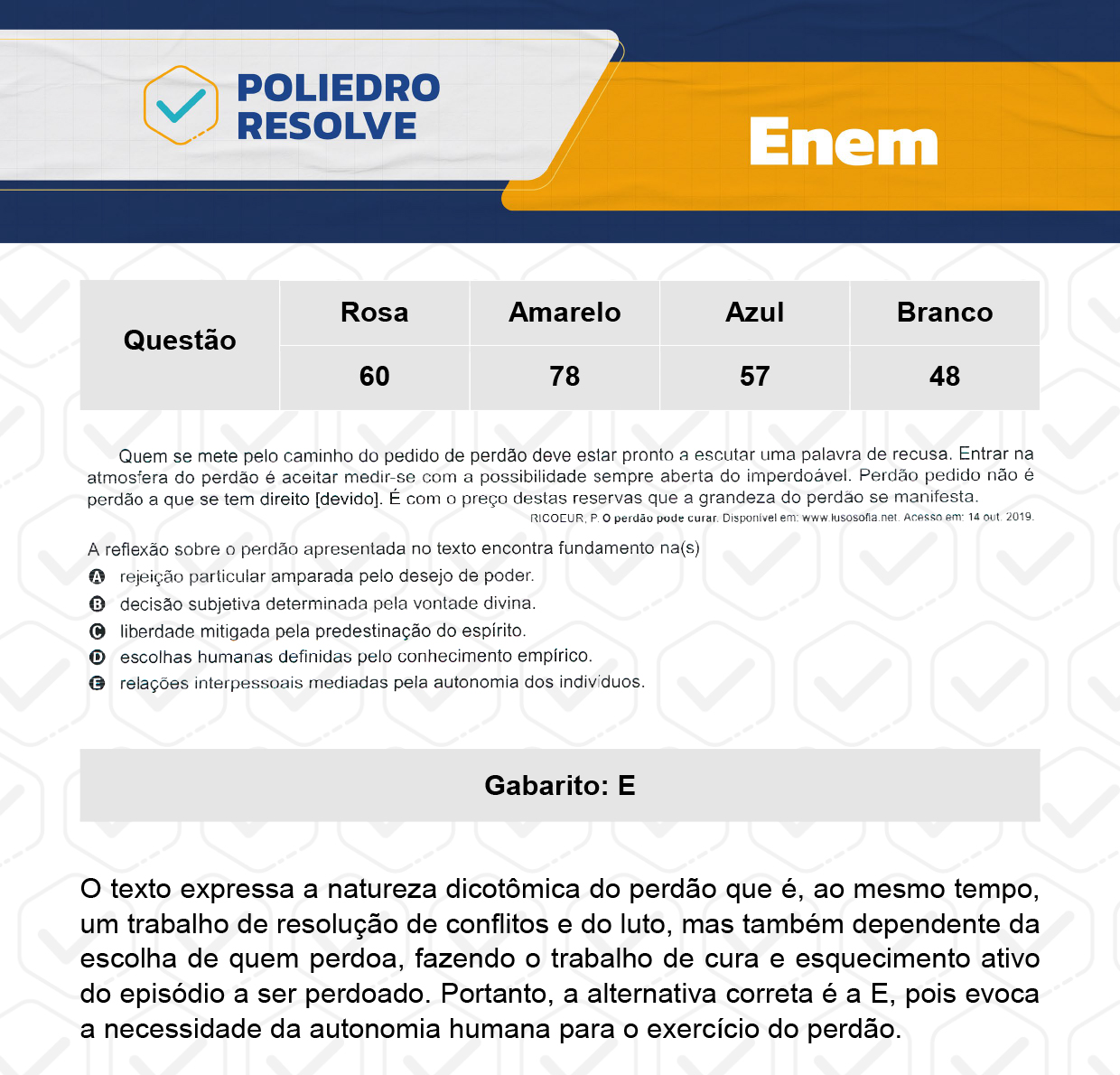 Questão 57 - 1º Dia - Prova Azul - ENEM 2023