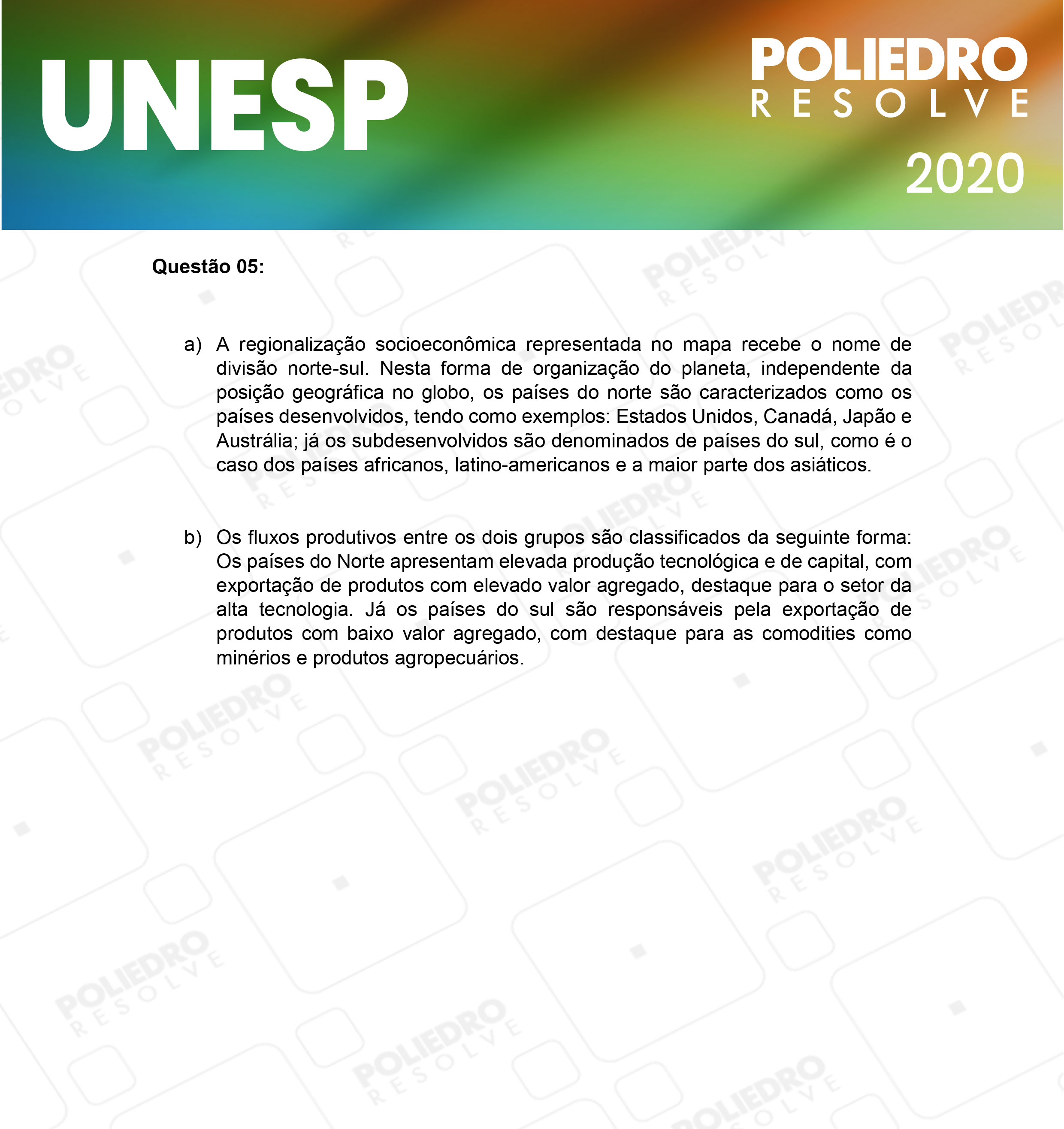 Dissertativa 5 - 2ª Fase - 1º Dia - Unesp 2020