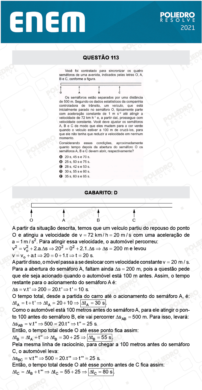 Questão 113 - 2º Dia - Prova Cinza - ENEM 2020