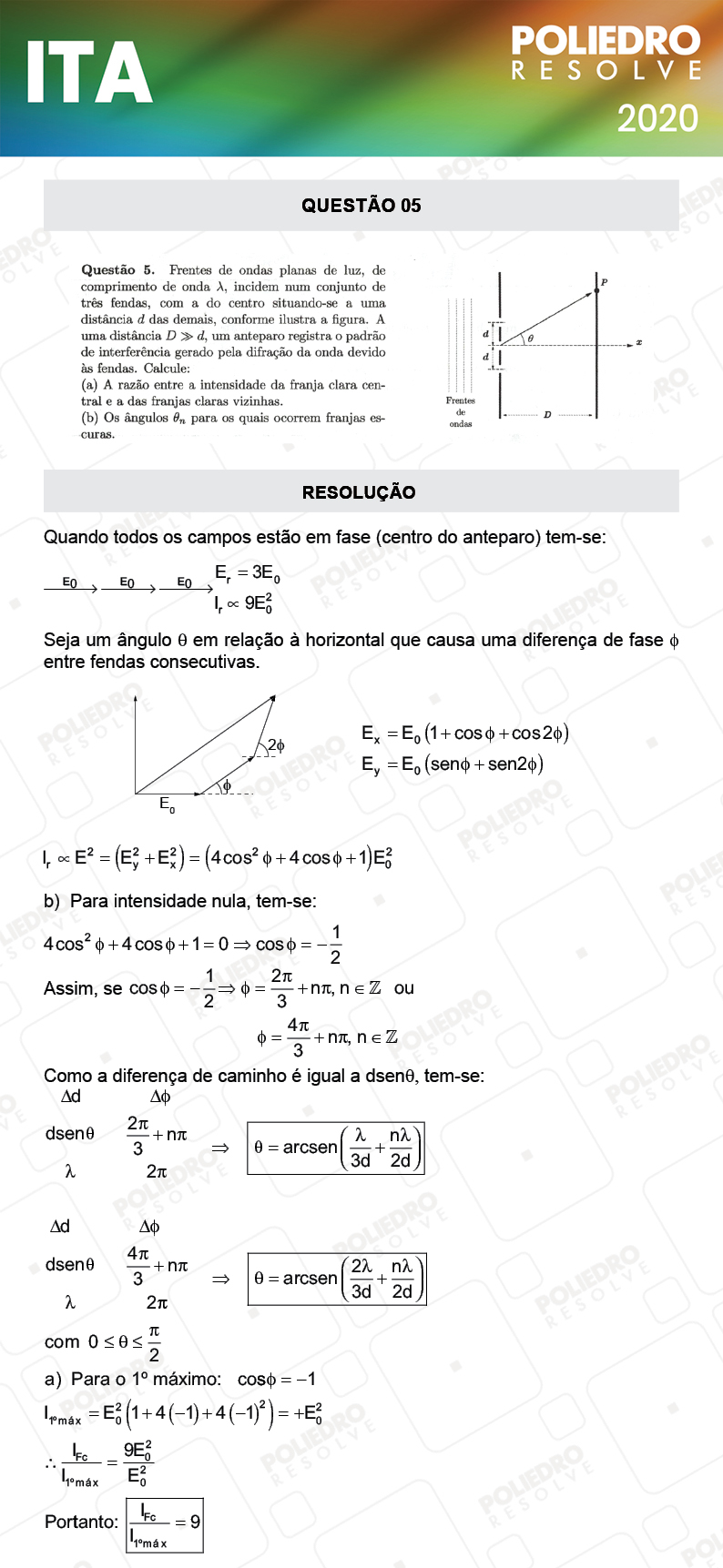 Dissertativa 5 - 2ª Fase - 2º Dia - Fis / Red - ITA 2020