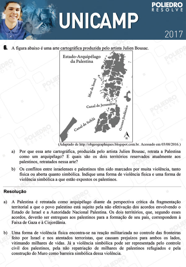 Dissertativa 6 - 2ª Fase 2º DIA - Unicamp 2017