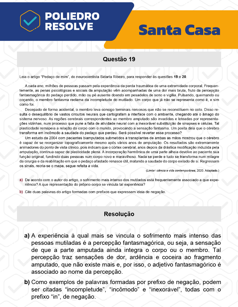 Dissertativa 19 - 2º Dia - Santa Casa 2023