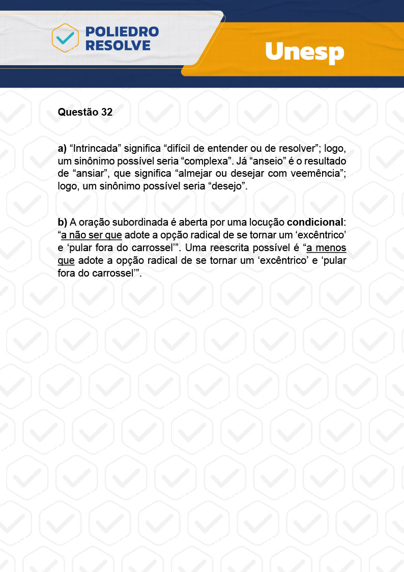 Dissertativa 32 - 2ª Fase - 2º Dia - Unesp 2024