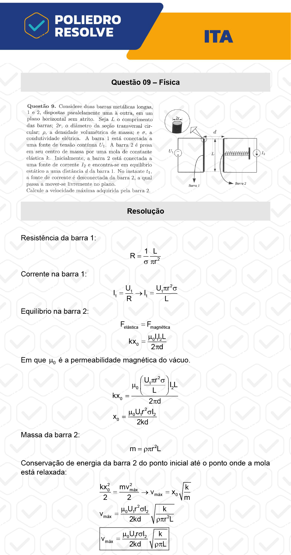Dissertativa 9 - 2ª Fase - 2º Dia - ITA 2023