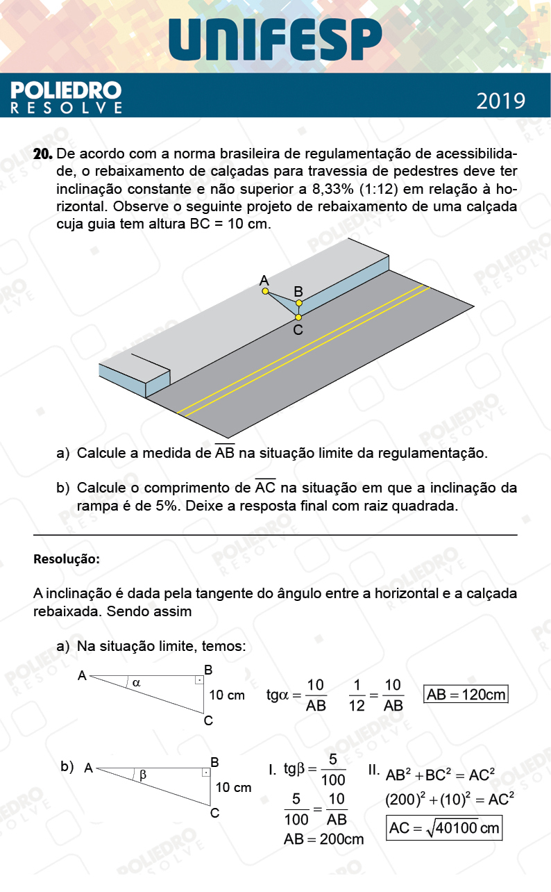 Dissertativa 20 - Fase única - 2º Dia - Unifesp 2019