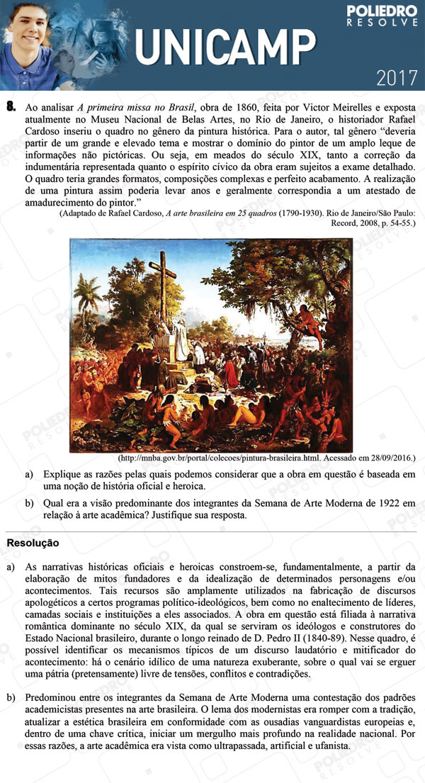Dissertativa 8 - 2ª Fase 2º DIA - Unicamp 2017