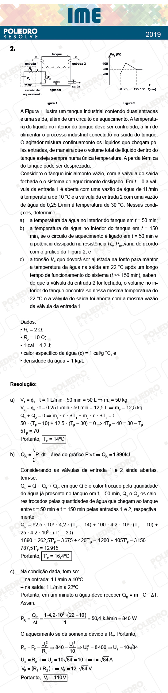 Dissertativa 2 - 2ª Fase - Física - IME 2019