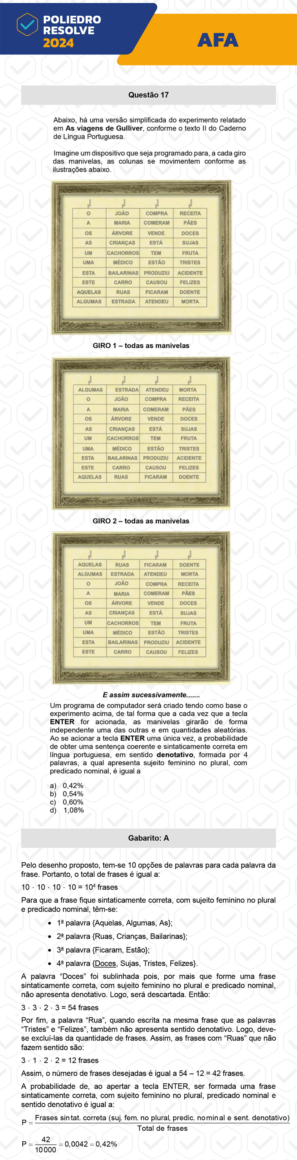 Questão 15 - Nova variação - AFA 2024