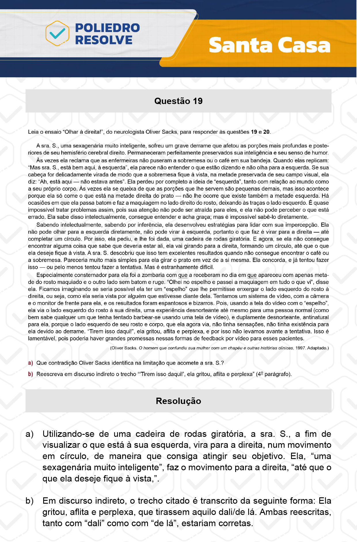 Dissertativa 19 - 2º Dia - Santa Casa 2024