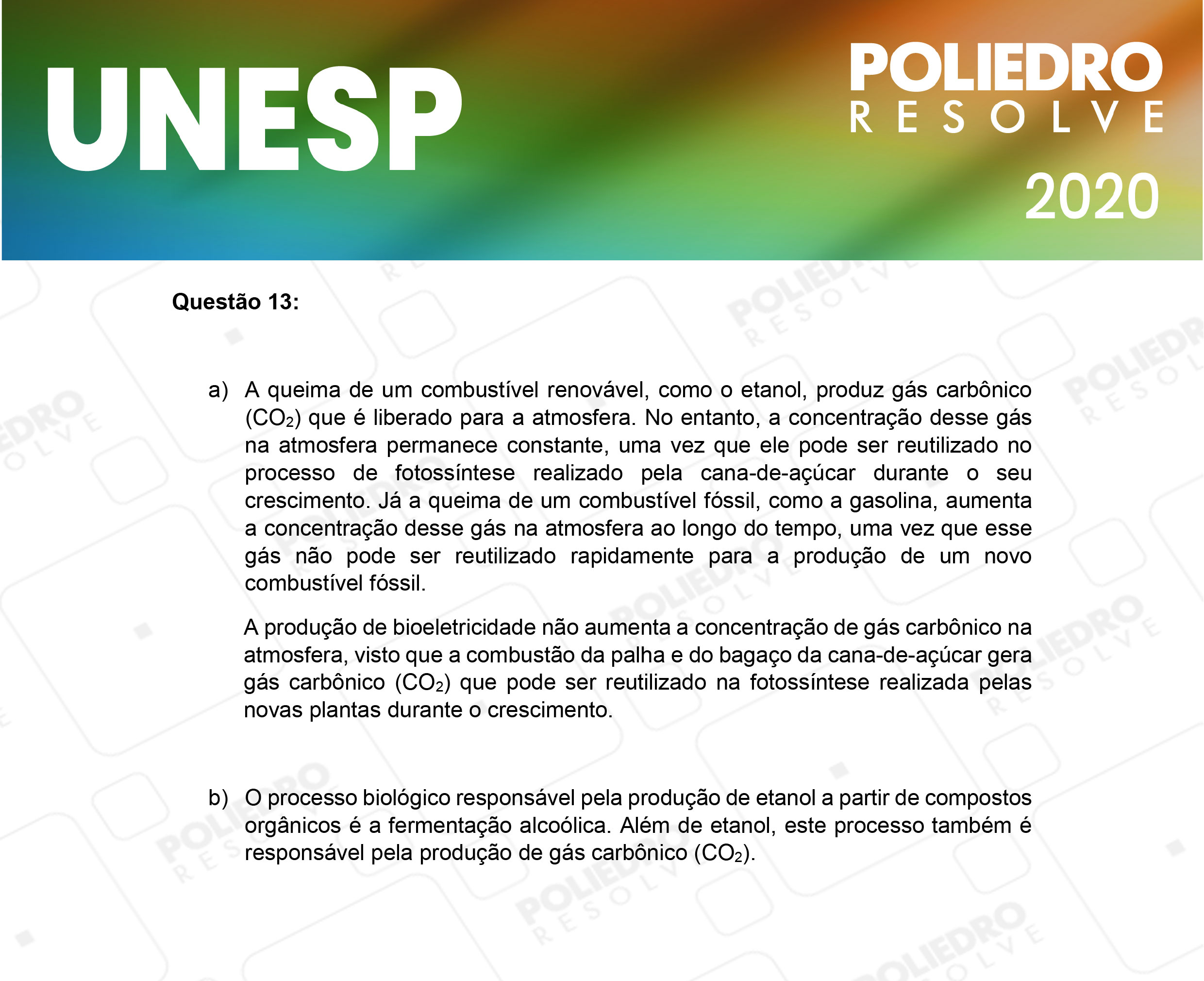Dissertativa 13 - 2ª Fase - 1º Dia - Unesp 2020