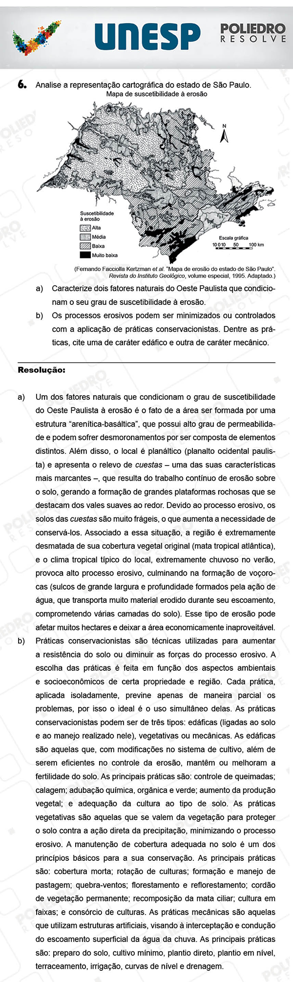Dissertativa 6 - 2ª Fase - Unesp 2018