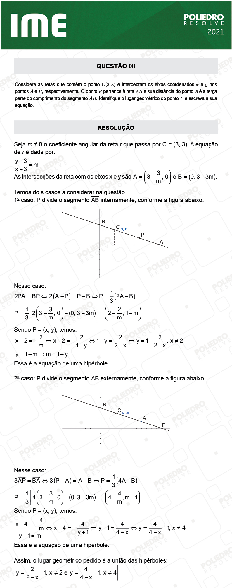 Dissertativa 8 - 2ª Fase - Matemática - IME 2021