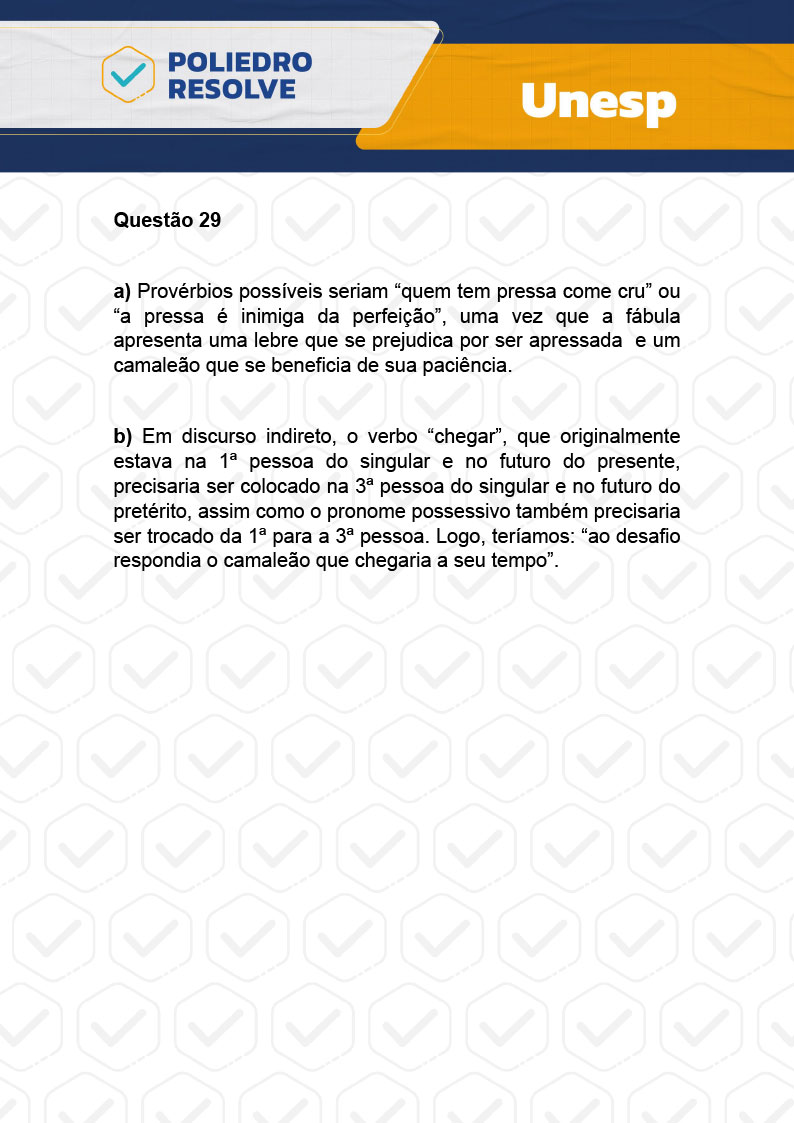 Dissertativa 29 - 2ª Fase - 2º Dia - Unesp 2024