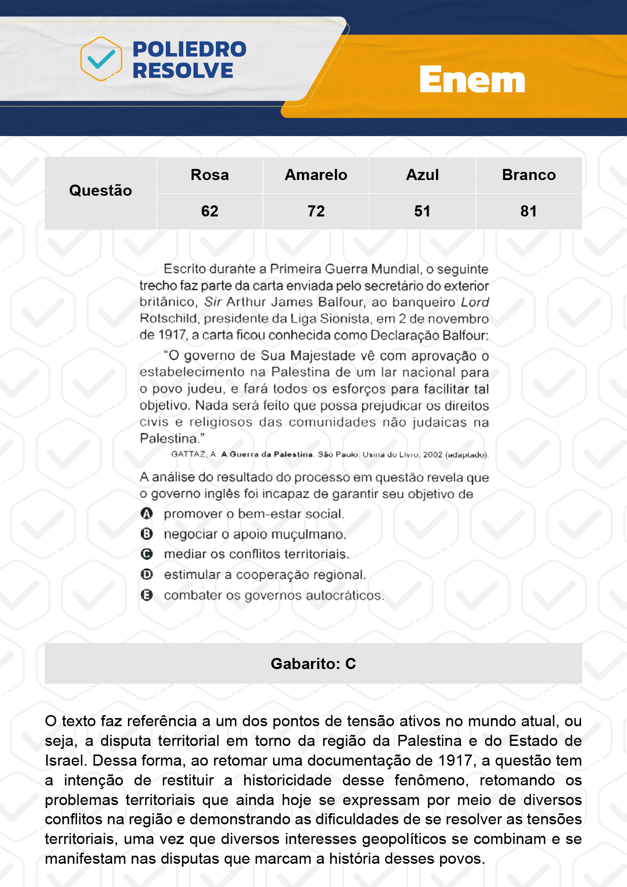 Questão 77 - 1º Dia - Prova Amarela - Enem 2023