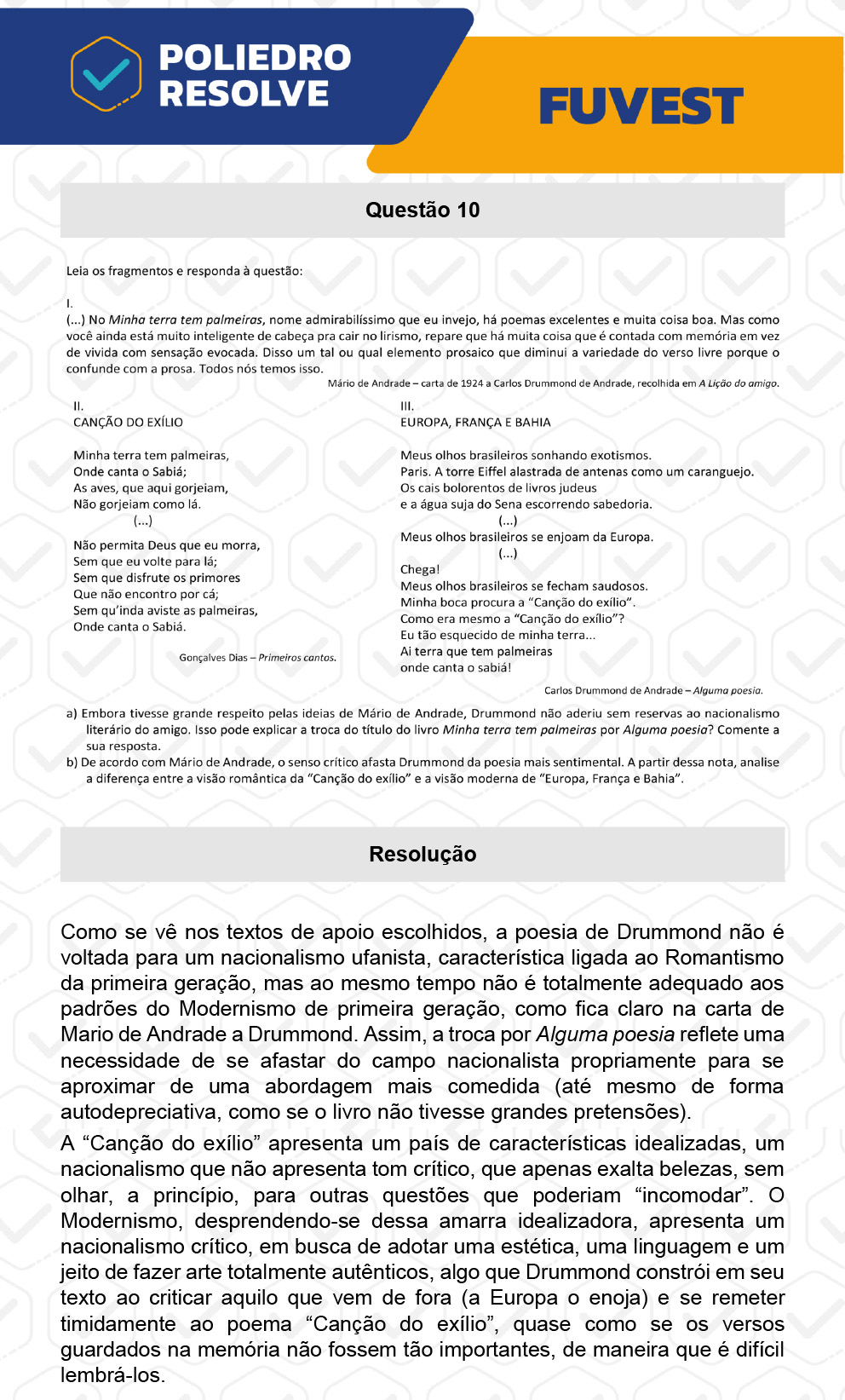 Dissertativa 10 - 2ª Fase - 1º Dia - Fuvest 2023