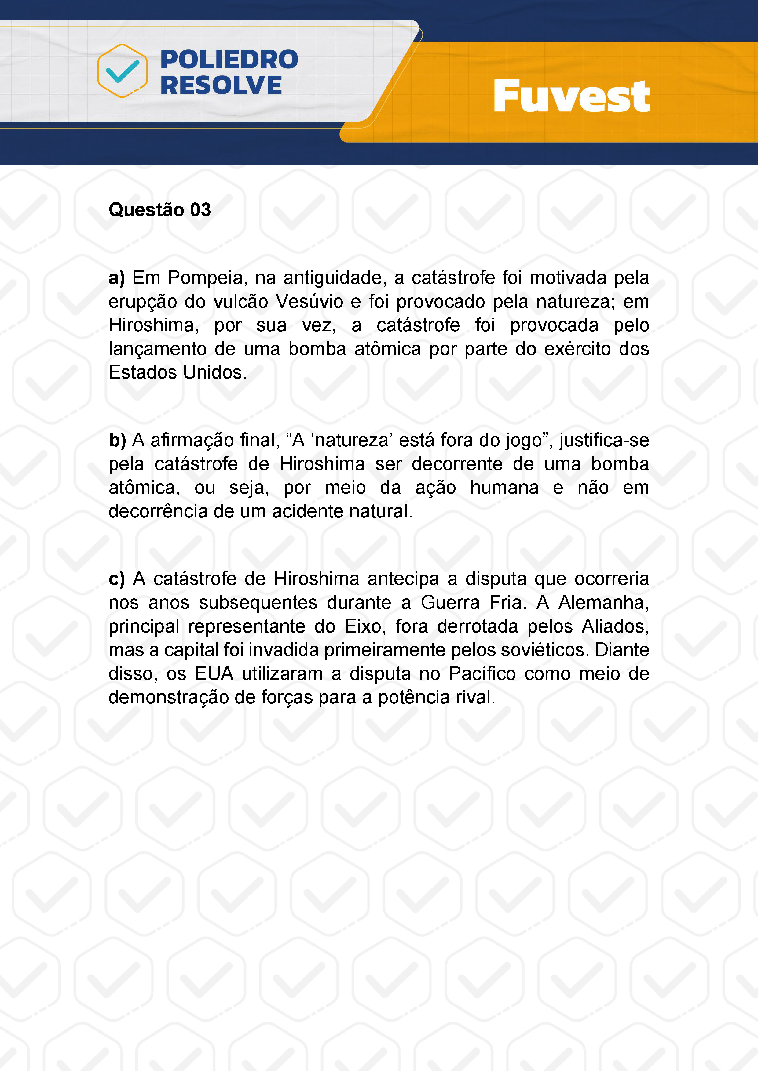 Dissertativa 3 - 2ª Fase - 2º Dia - Fuvest 2024