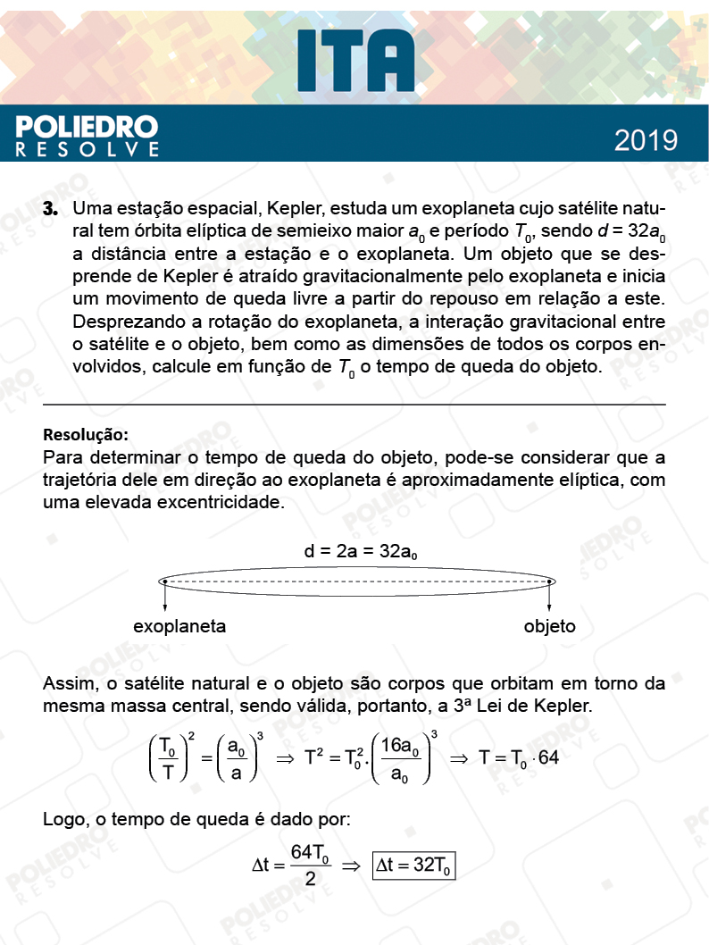 Dissertativa 3 - 2ª Fase - 2º Dia - FIS / RED - ITA 2019