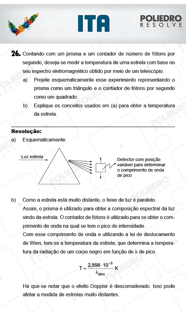 Dissertativa 26 - Física - ITA 2018