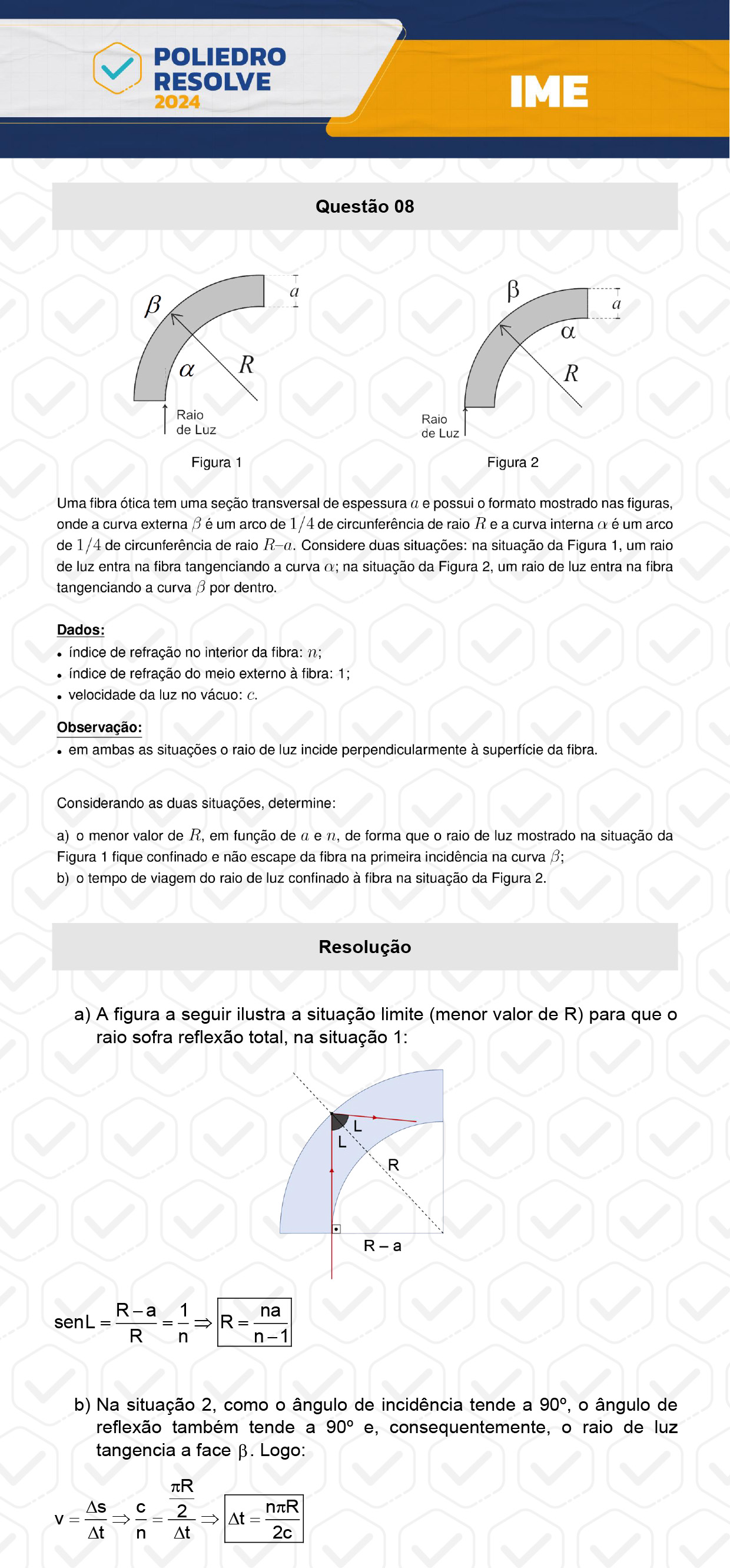 Dissertativa 8 - 2ª Fase - 2º Dia - IME 2024