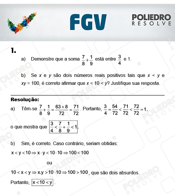 Dissertativa 1 - Dissertativas - FGV 2018