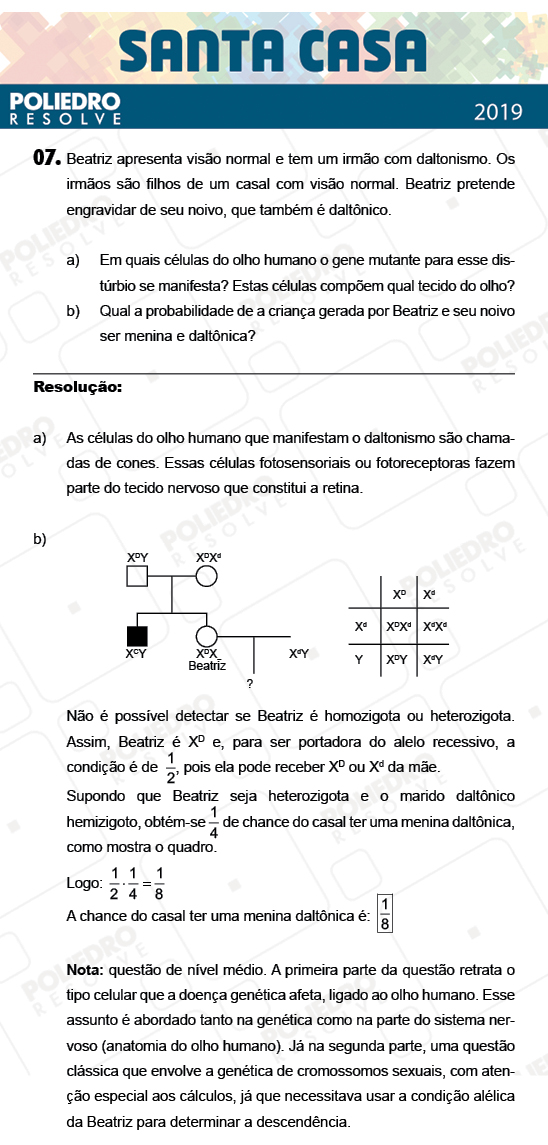 Dissertativa 7 - 1º Dia - Dissertativas - Santa Casa 2019