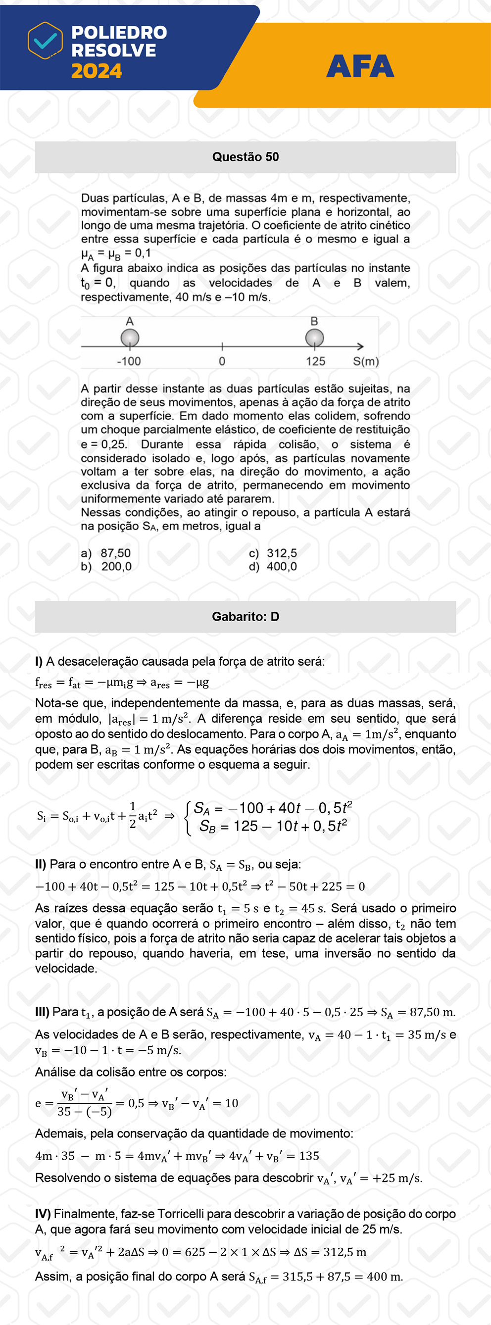 Questão 50 - Nova variação - AFA 2024