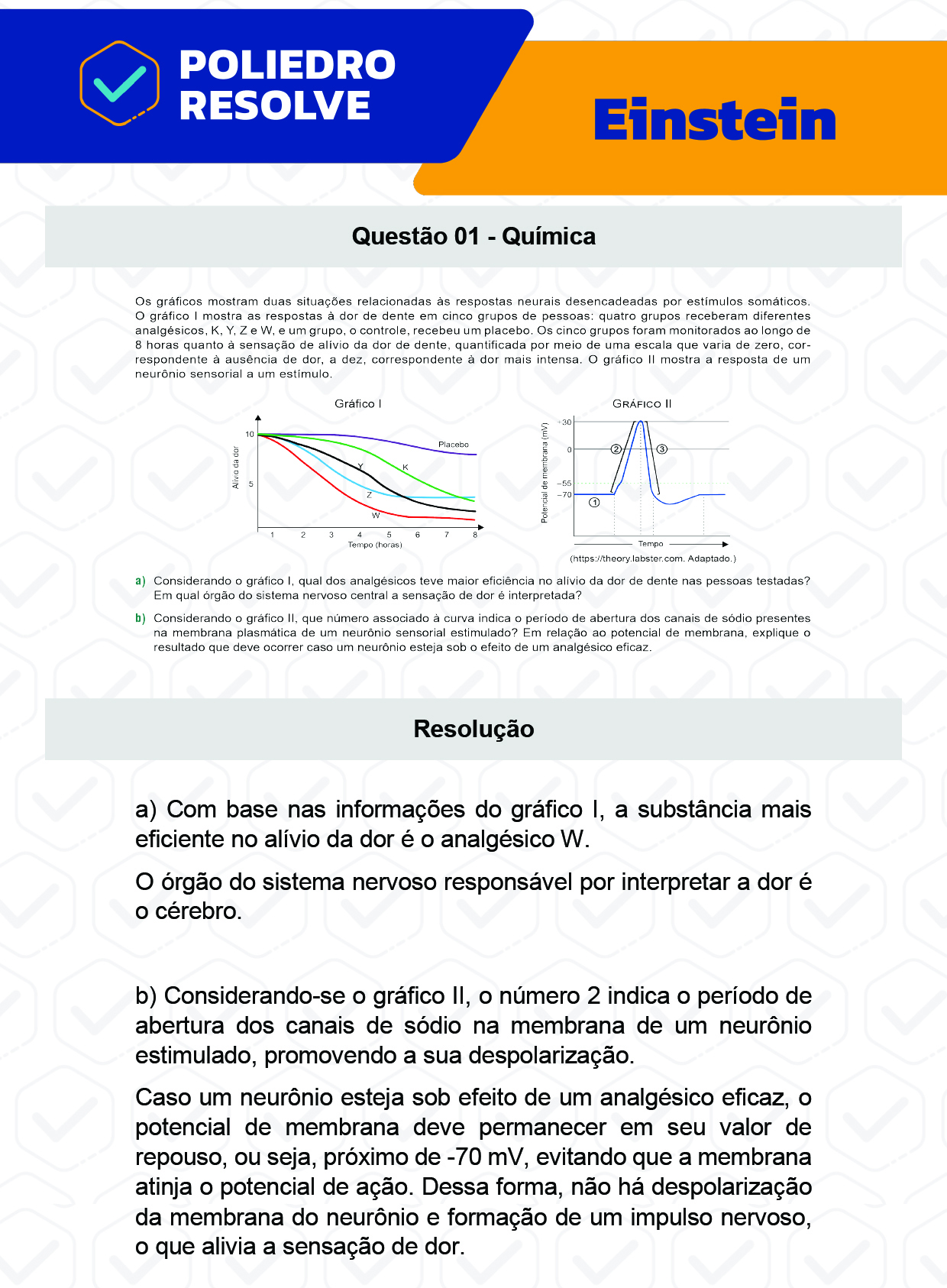 Dissertativa 1 - Fase única - Einstein 2023