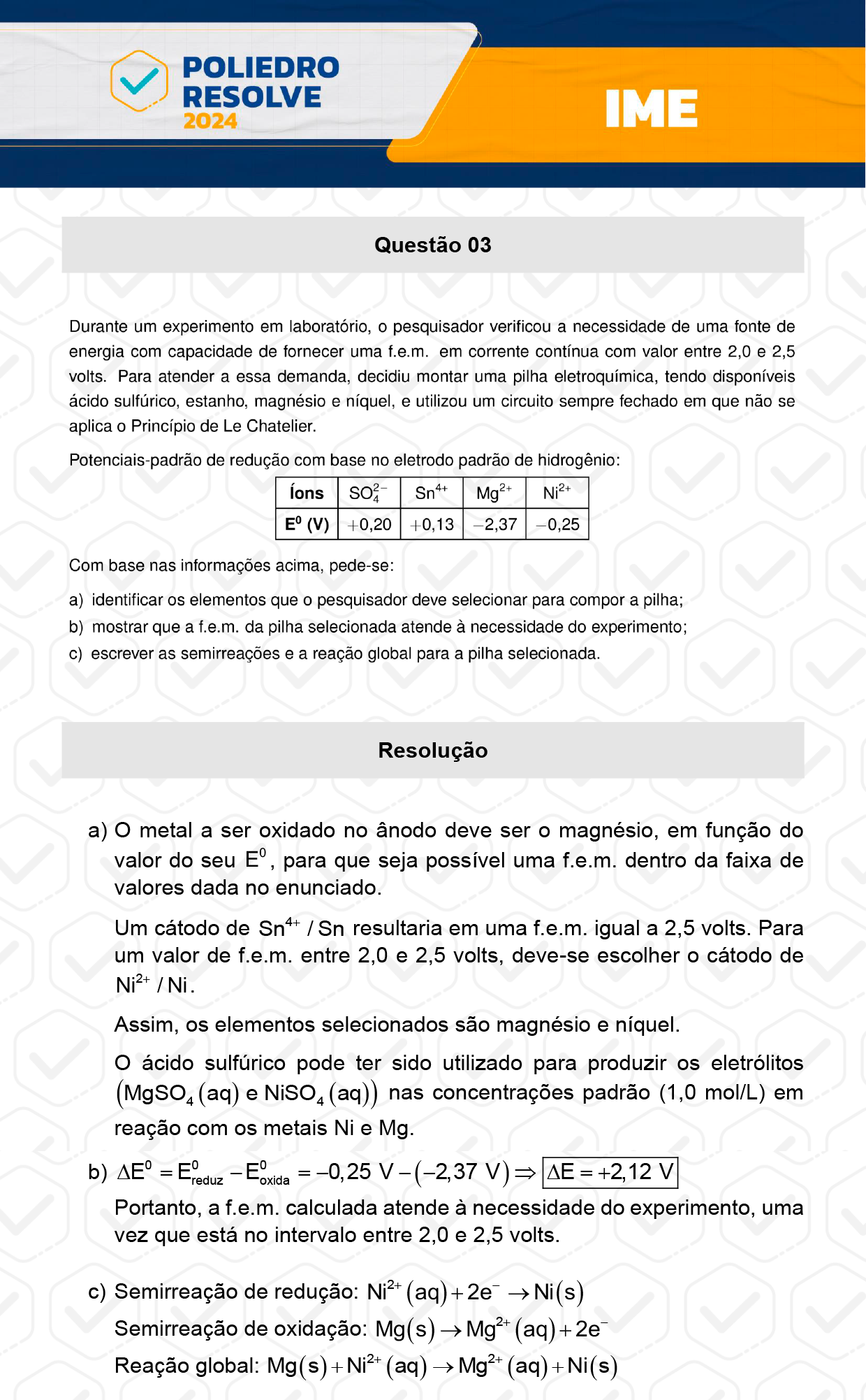 Dissertativa 3 - 2ª Fase - 3º Dia - IME 2024