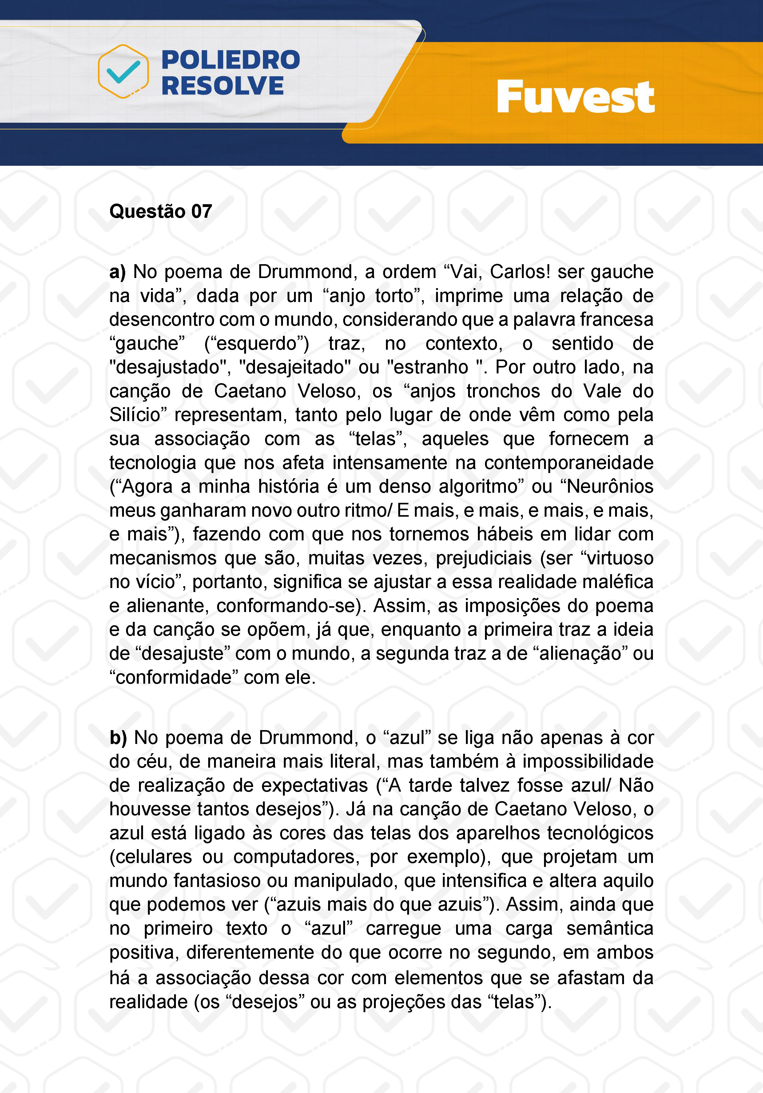 Dissertativa 7 - 2ª Fase - 1º Dia - Fuvest 2024