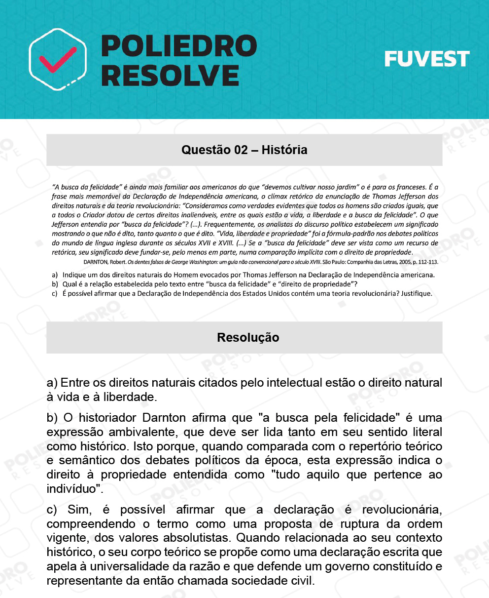 Dissertativa 2 - 2ª Fase - 2º Dia - Fuvest 2022