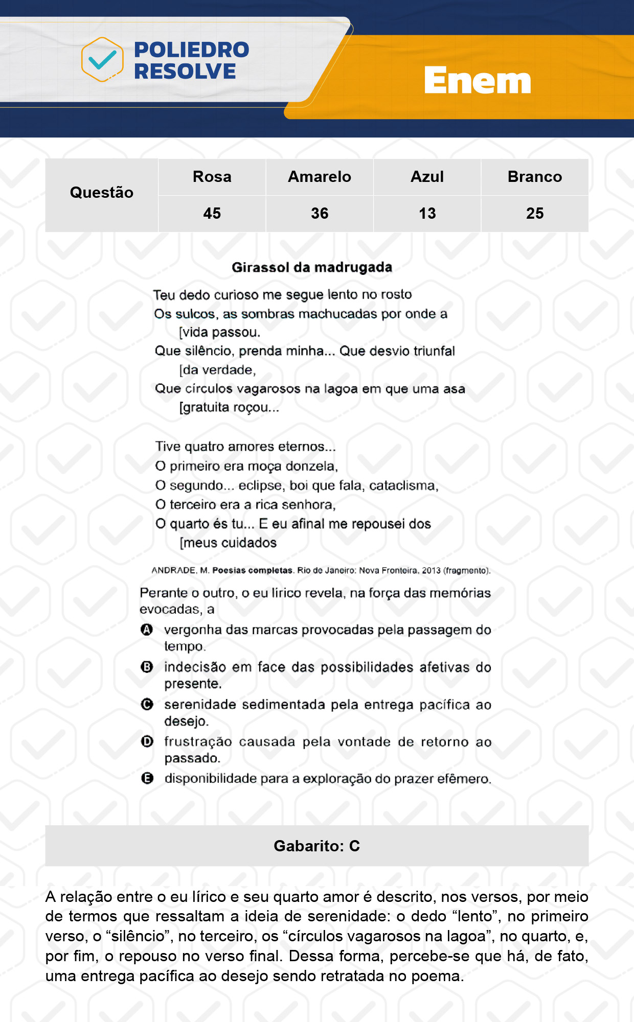 Questão 41 - 1º Dia - Prova Amarela - Enem 2023