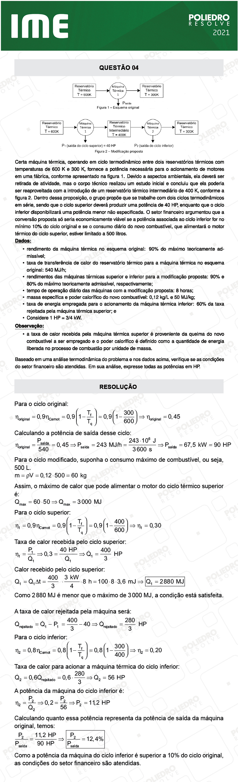 Dissertativa 4 - 2ª Fase - Física - IME 2021