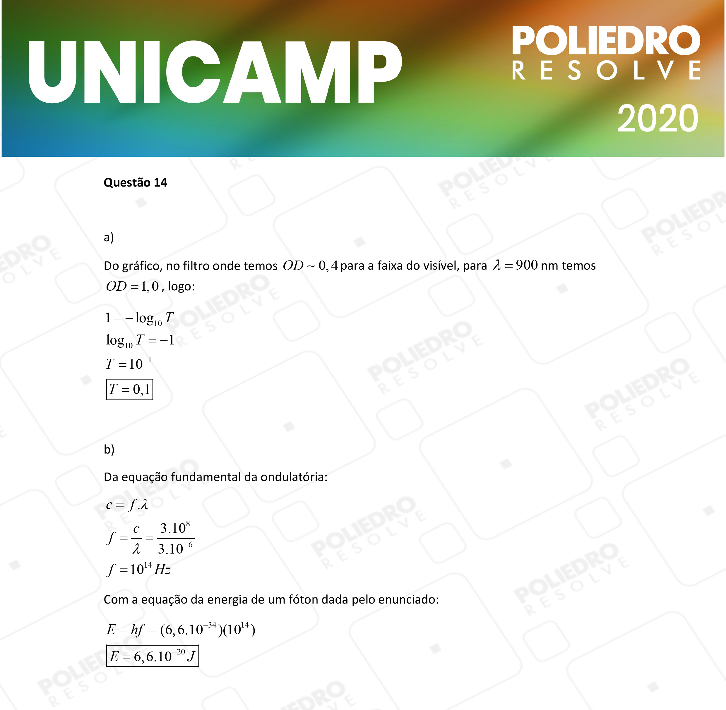 Dissertativa 14 - 2ª Fase - 2º Dia - Unicamp 2020