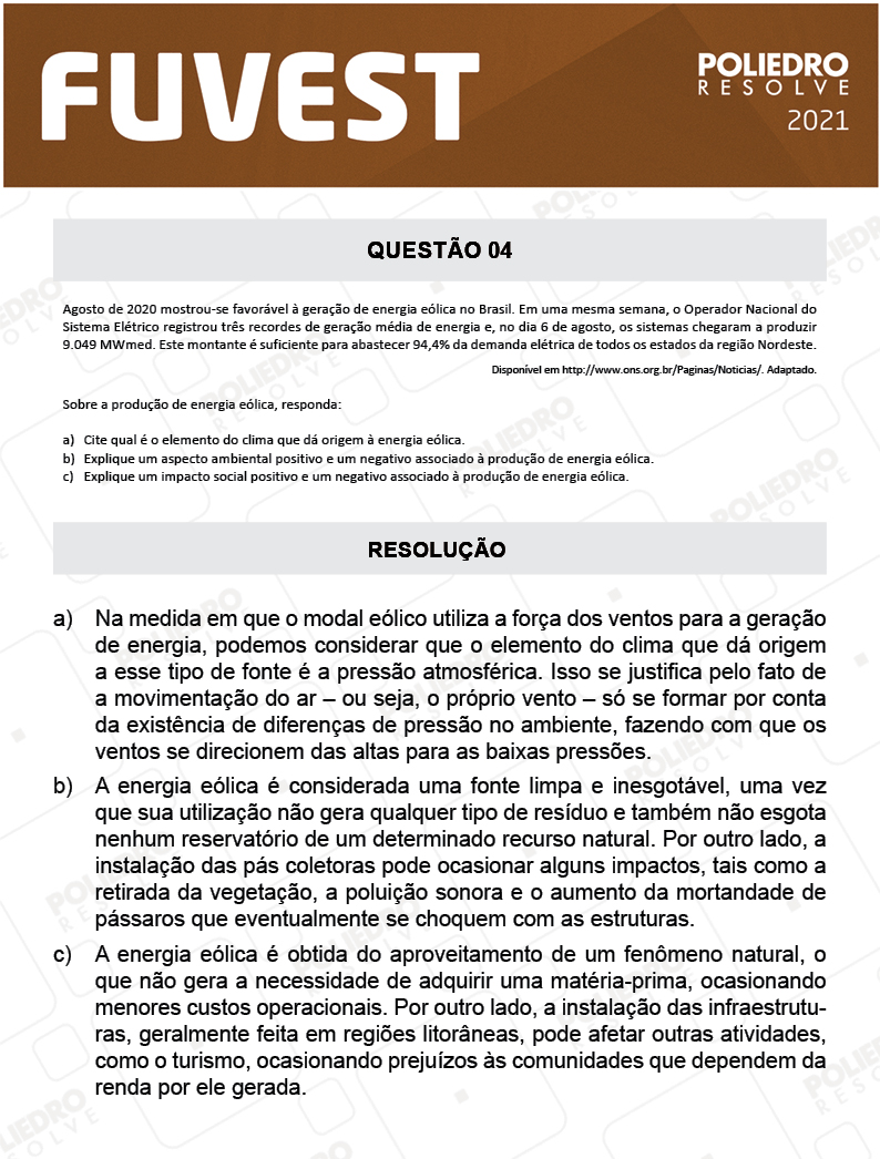 Dissertativa 4 - 2ª Fase - 2º Dia - Fuvest 2021