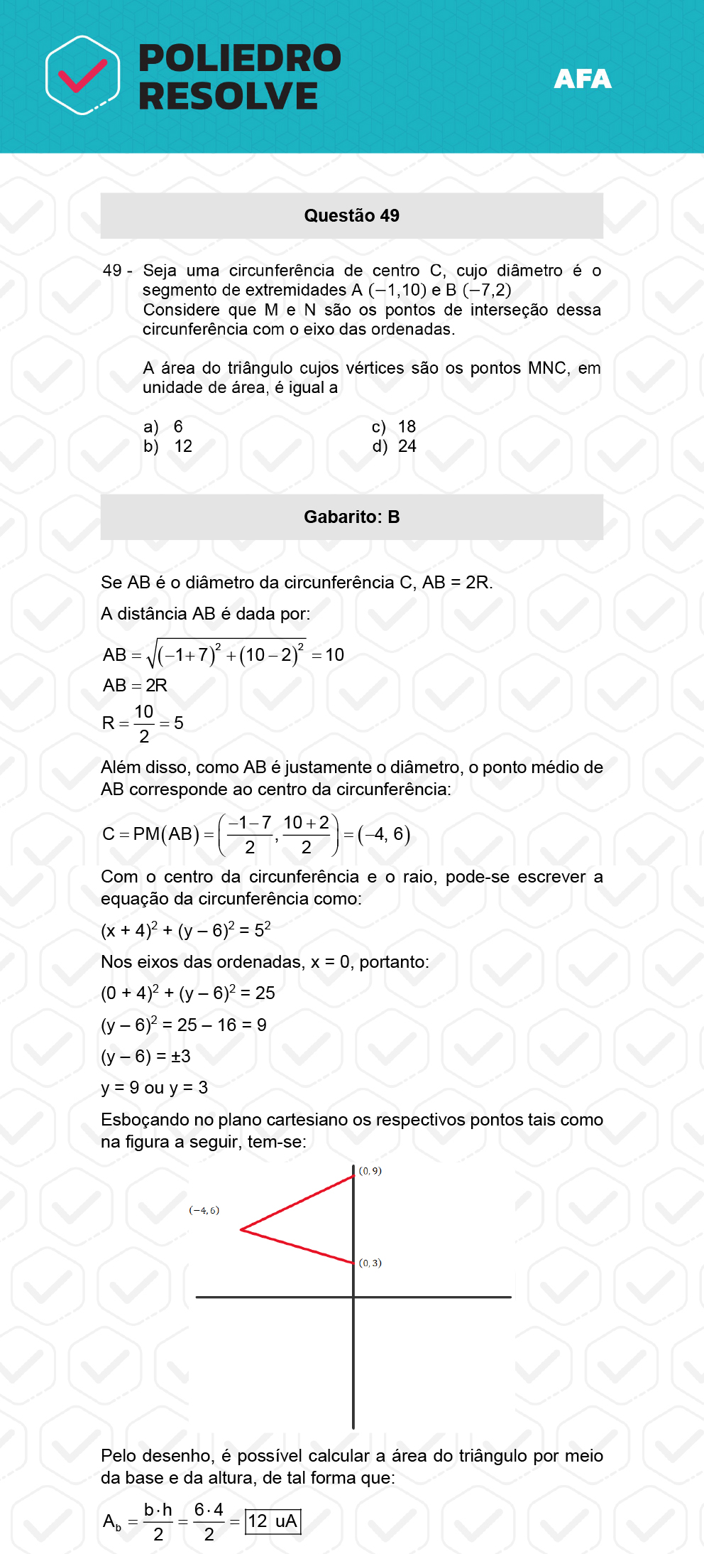 Questão 49 - Prova Tipo A - AFA 2023