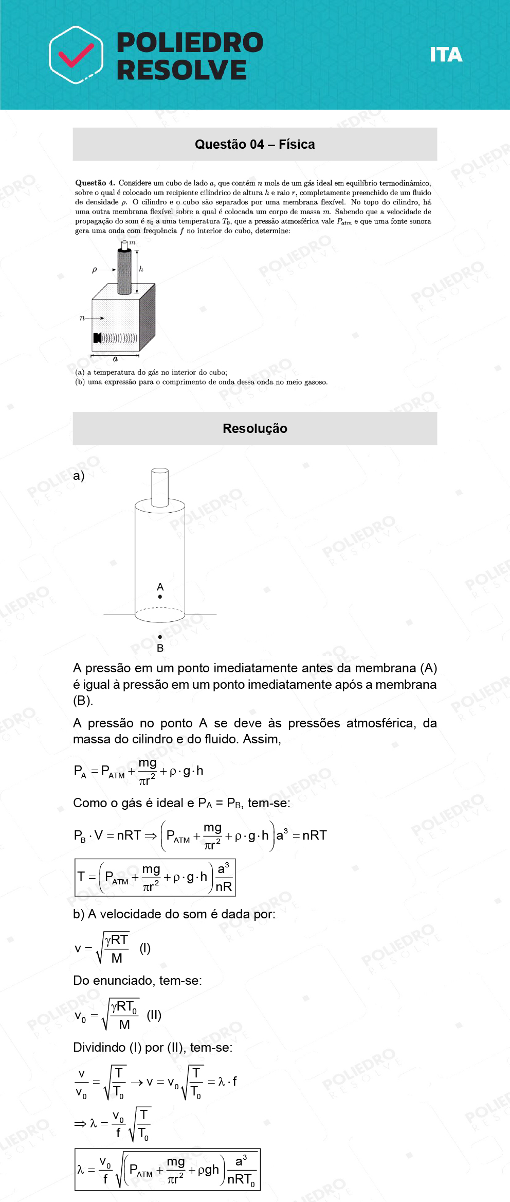 Dissertativa 4 - 2ª Fase - 2º Dia - ITA 2022