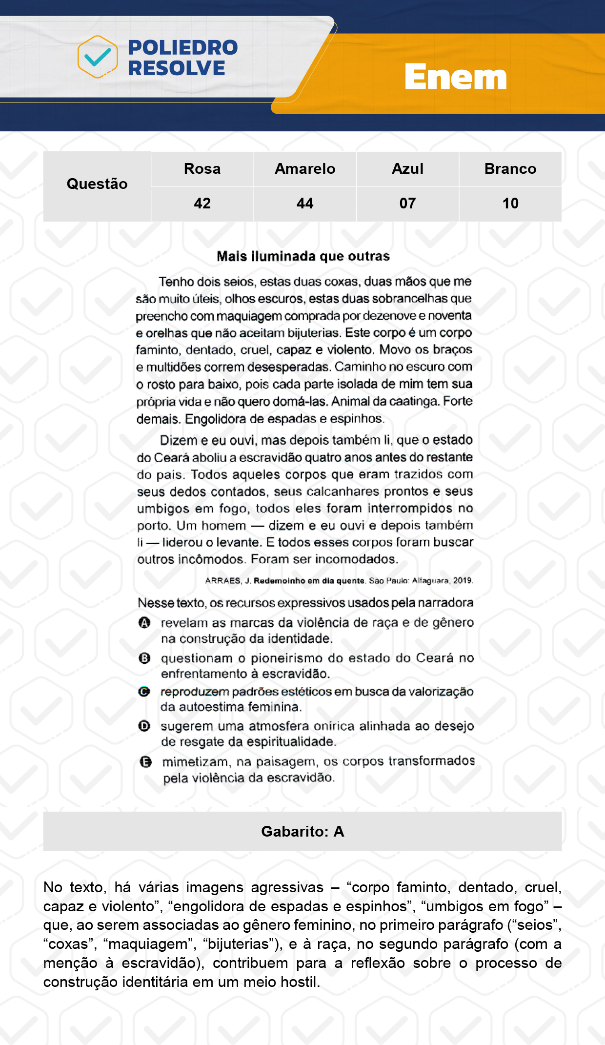 Questão 10 - 1º Dia - Prova Branca - ENEM 2023