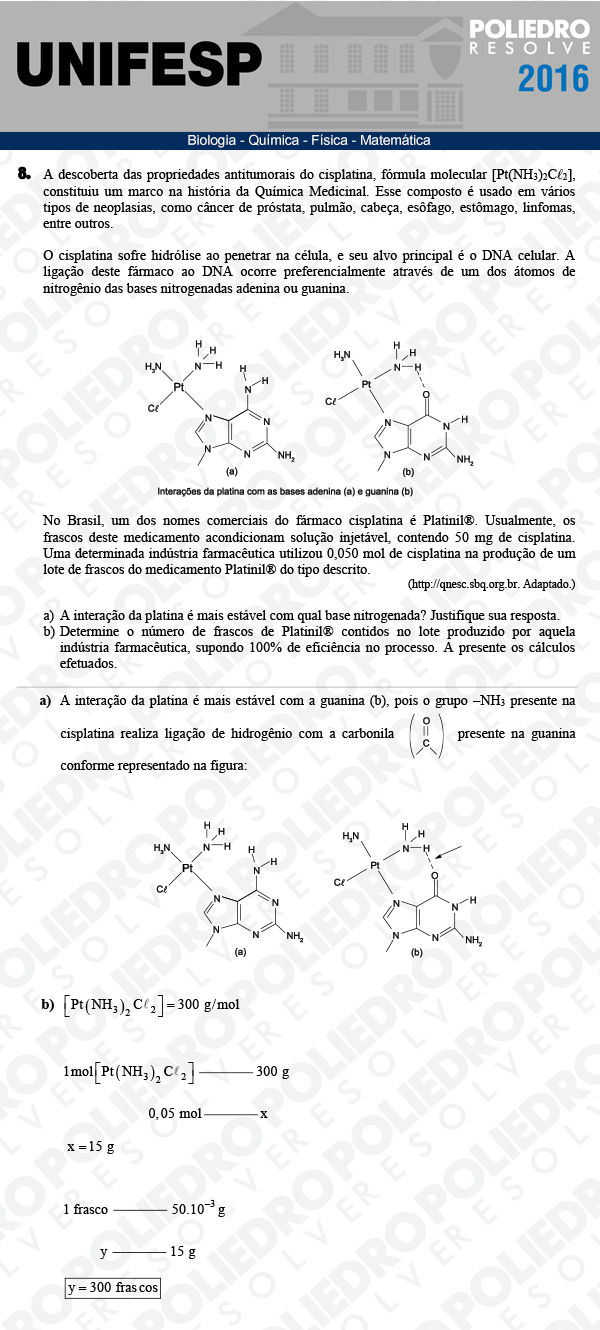 Dissertativa 8 - Exatas - Unifesp 2016
