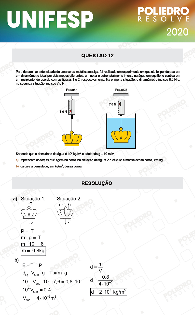 Dissertativa 12 - Fase única - 2º Dia - Unifesp 2020