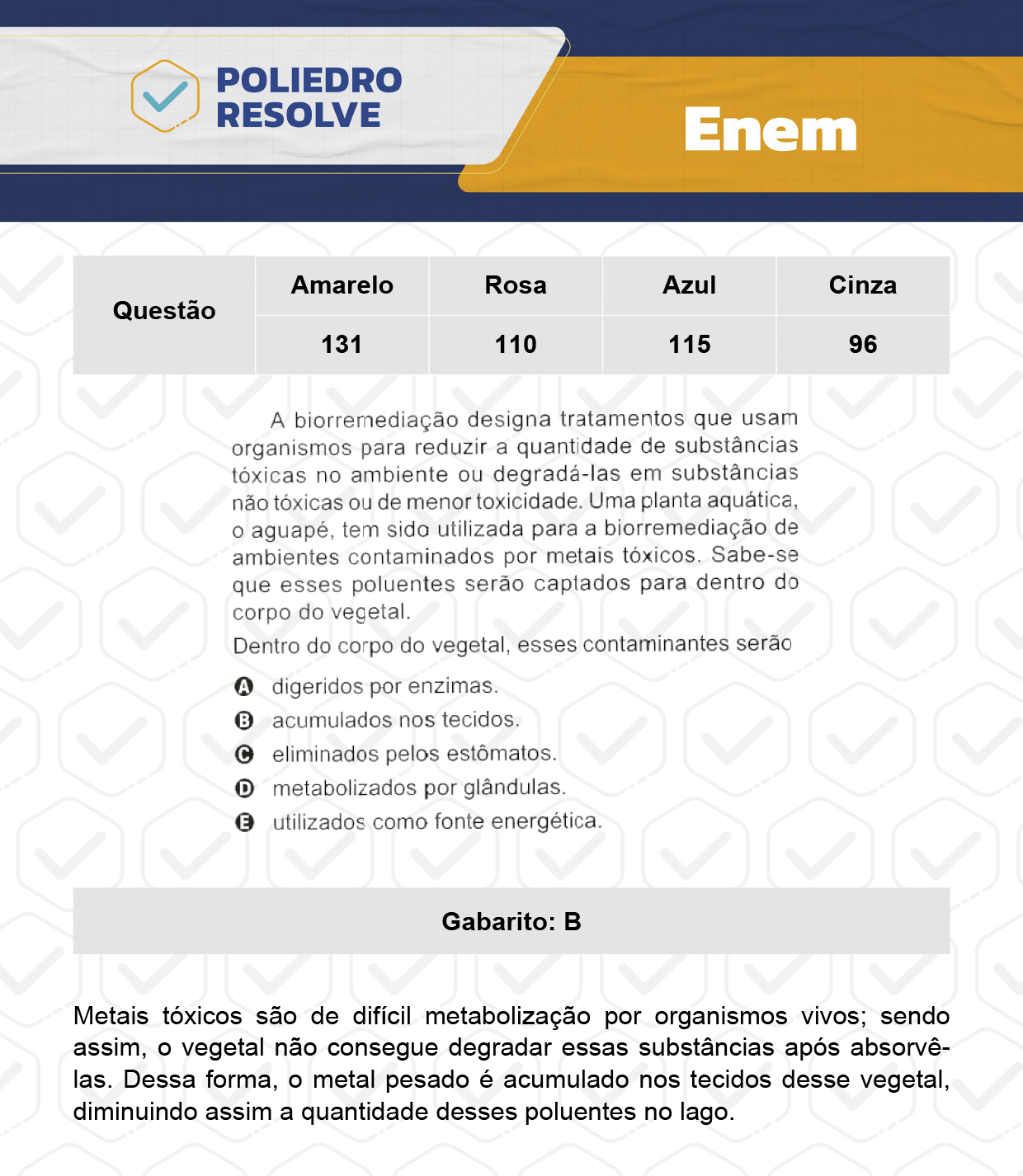 Questão 110 - ENEM 2023 - 12/11 - 2º Dia - Prova Rosa - ENEM 2023