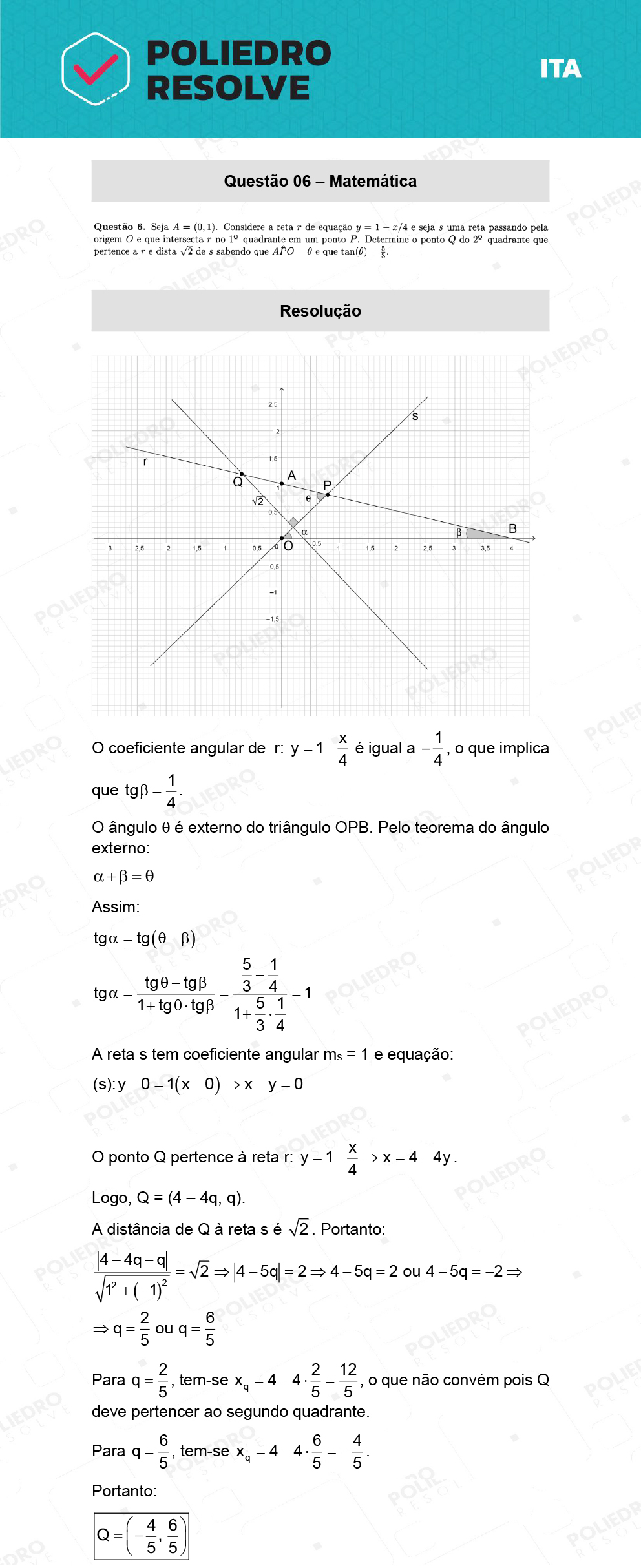 Dissertativa 6 - 2ª Fase - 1º Dia - ITA 2022
