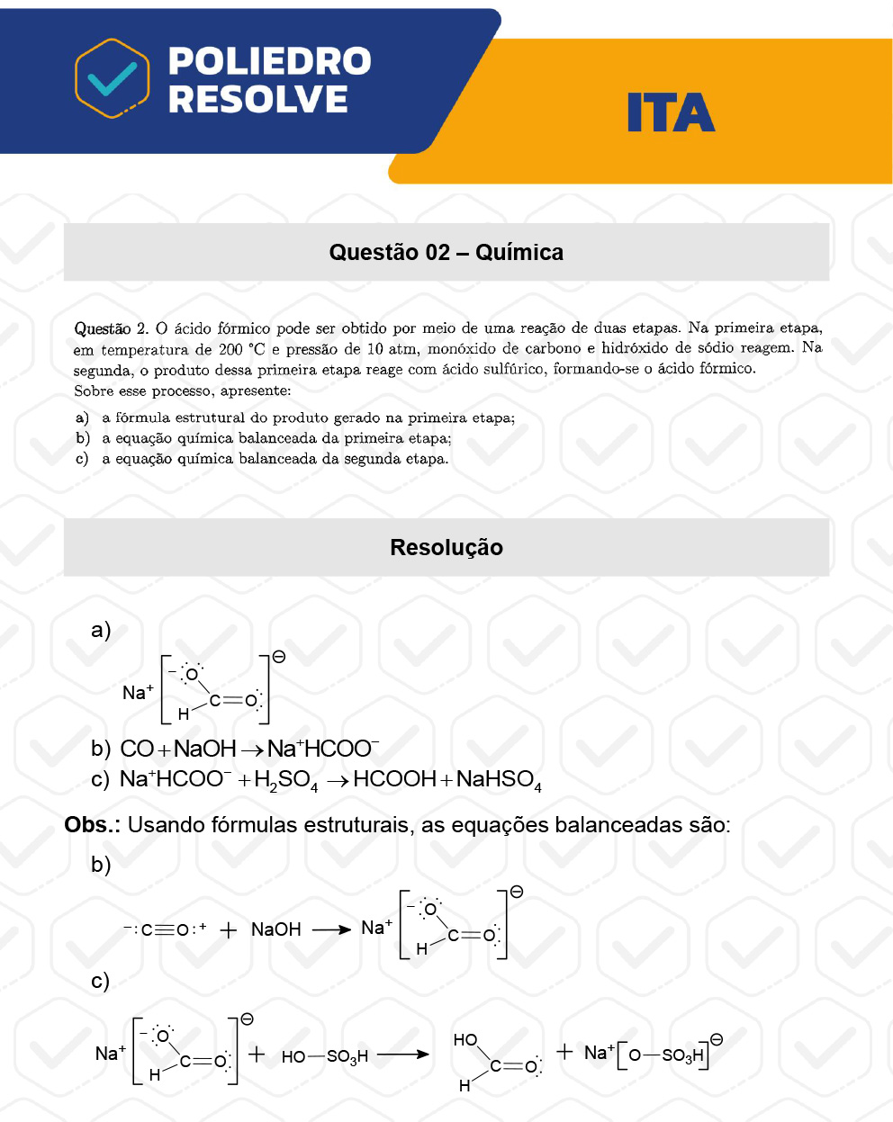Dissertativa 2 - 2ª Fase - 1º Dia - ITA 2023