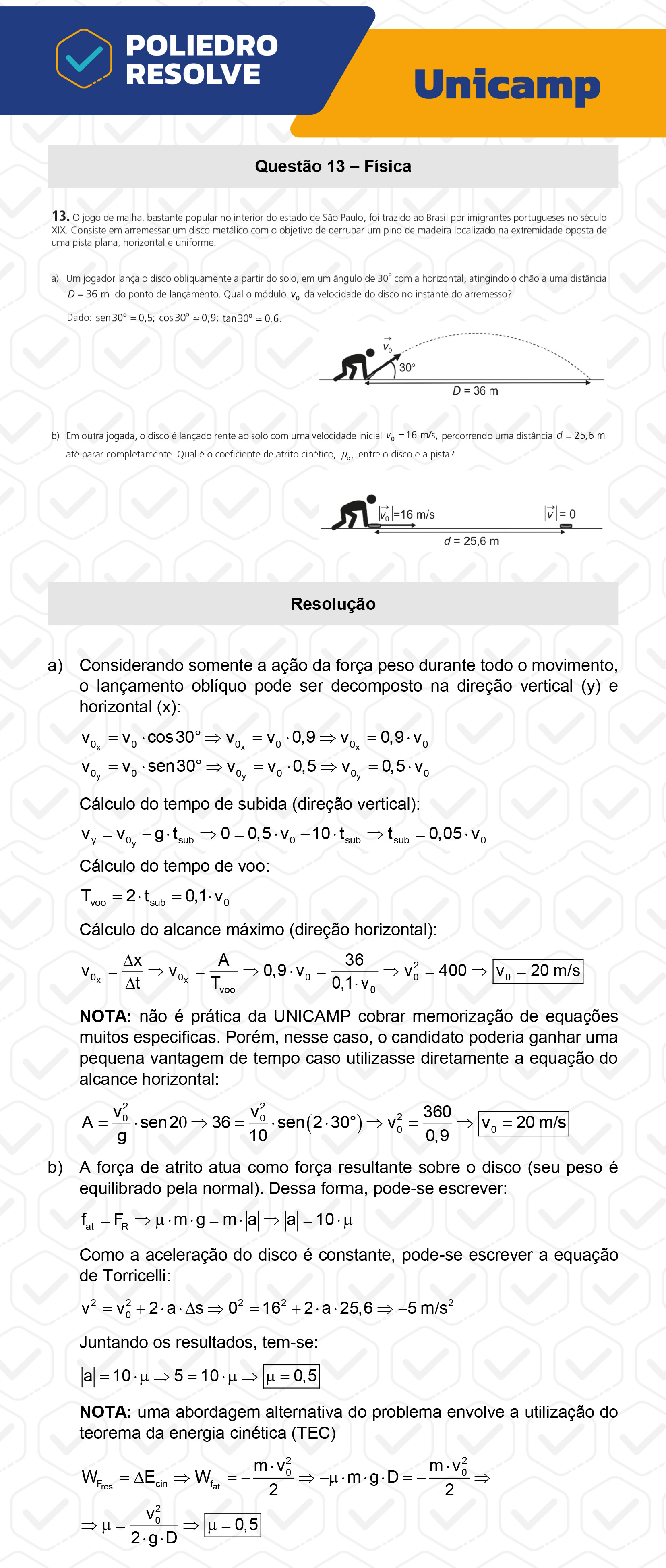 Dissertativa 13 - 2ª Fase - 2º Dia - Unicamp 2023